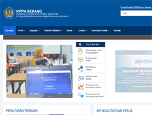 Tablet Screenshot of kppnserang.com